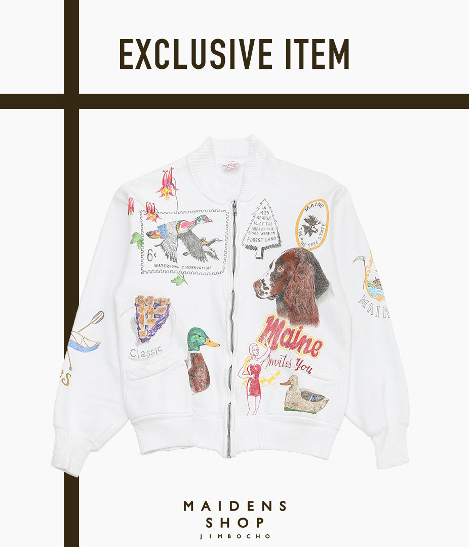 TAKURO NAKAMURA ''HANDPAINTED ZIP SWEATSHIRT 12 MAC PHEGUS'' (ASSO)