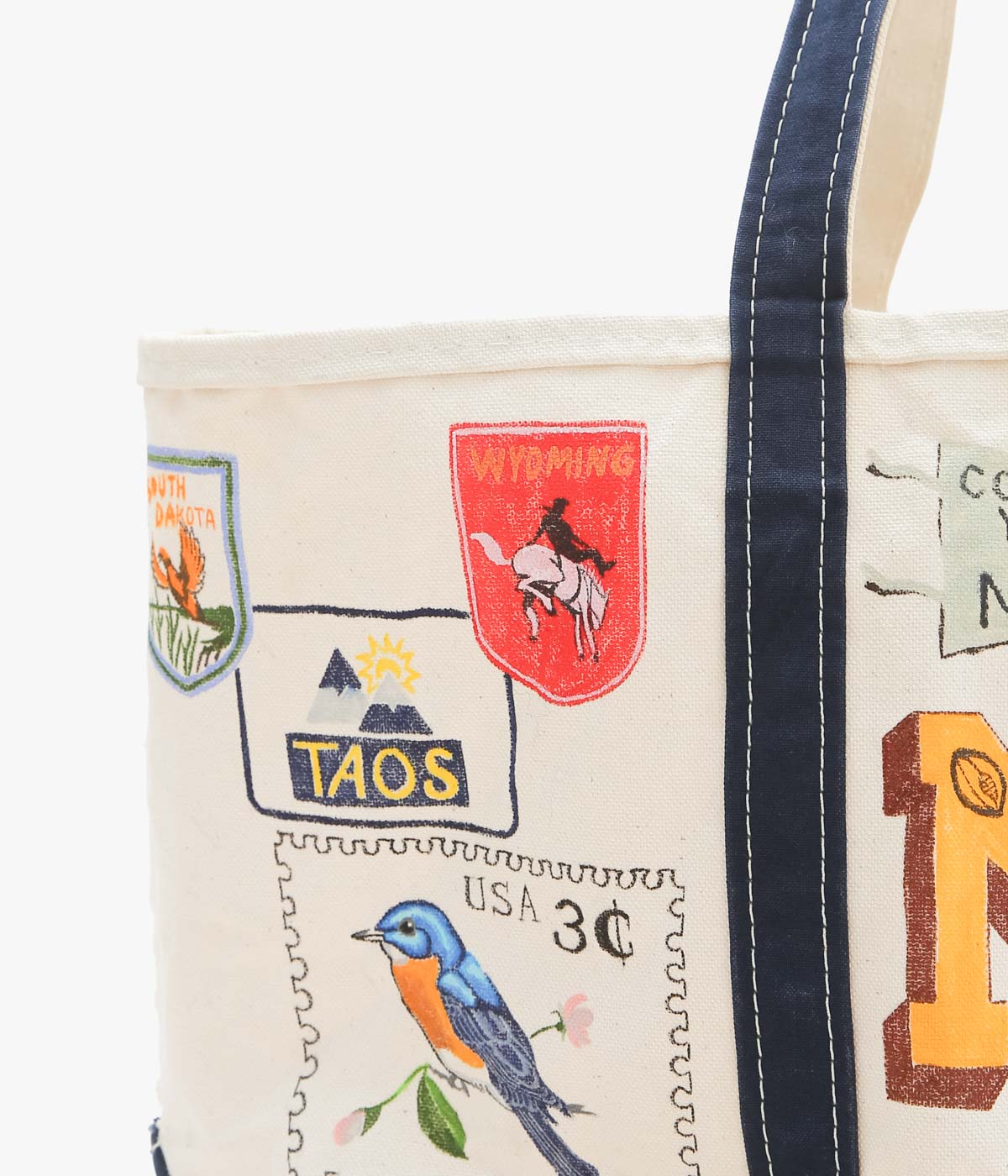 TAKURO NAKAMURA ''HANDPAINTED BEANTOTE 14'' (NAVY)