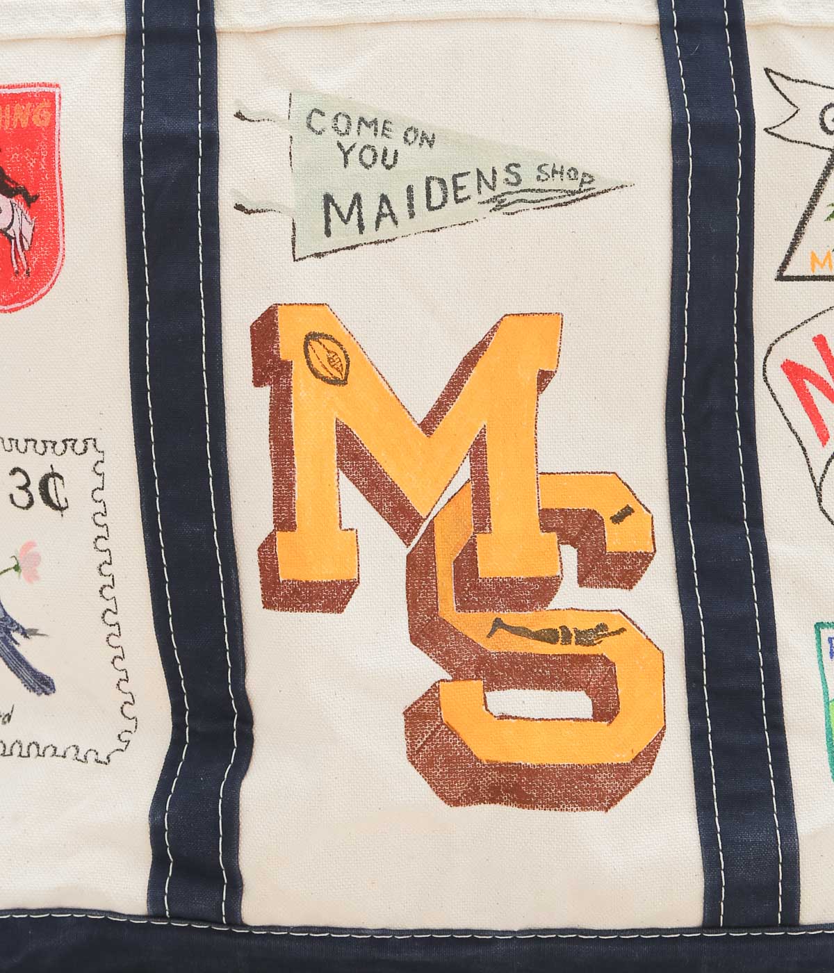 TAKURO NAKAMURA ''HANDPAINTED BEANTOTE 14'' (NAVY)