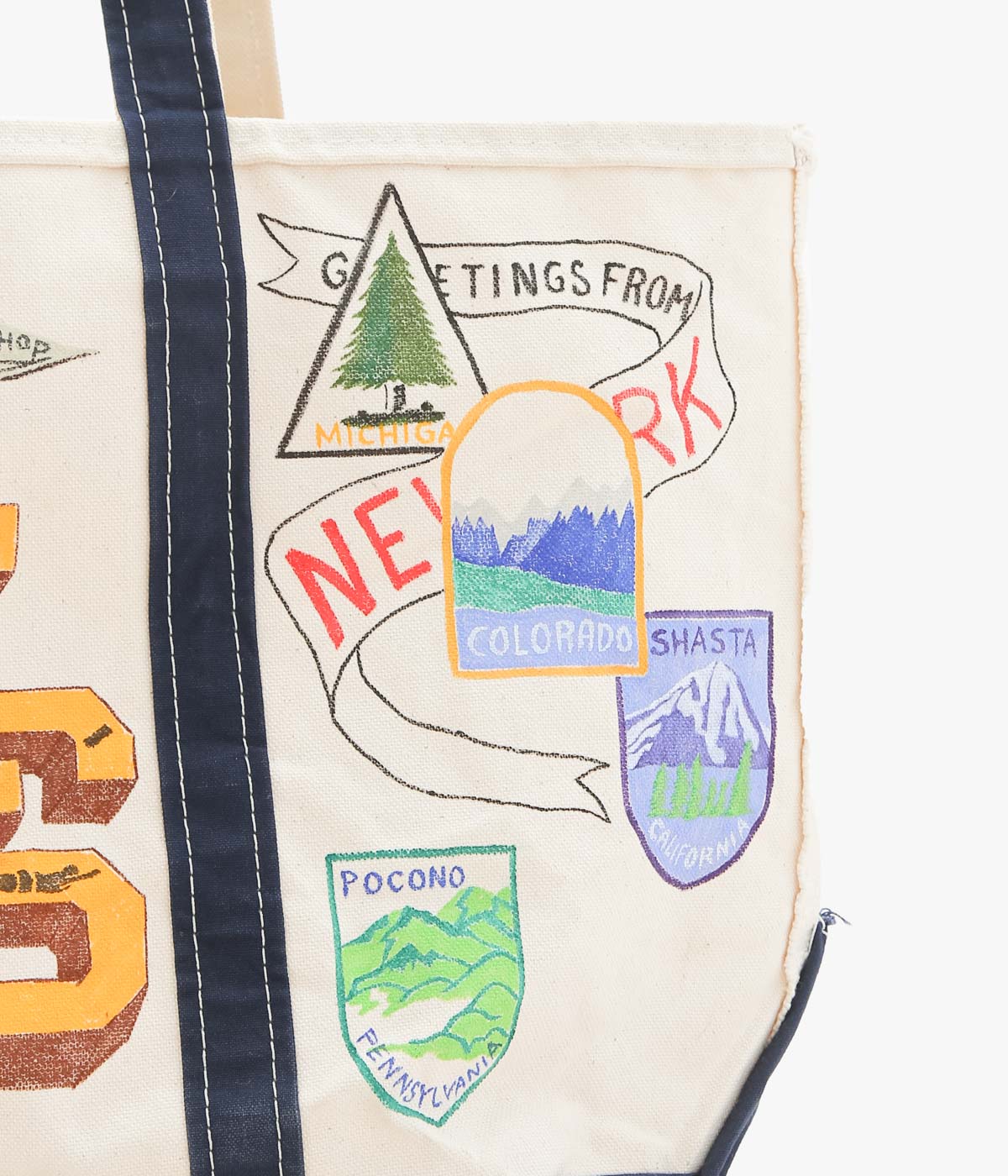 TAKURO NAKAMURA ''HANDPAINTED BEANTOTE 14'' (NAVY)