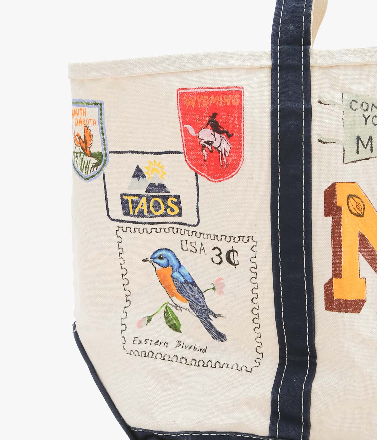 TAKURO NAKAMURA ''HANDPAINTED BEANTOTE 14'' (NAVY)