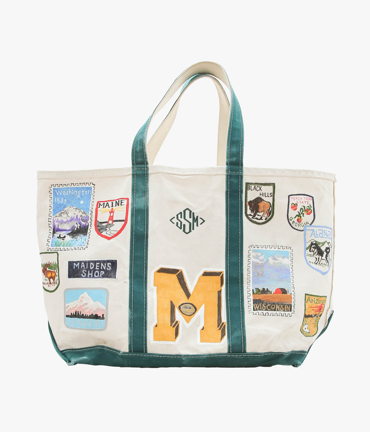 TAKURO NAKAMURA ''HANDPAINTED BEANTOTE 15'' (GREEN)