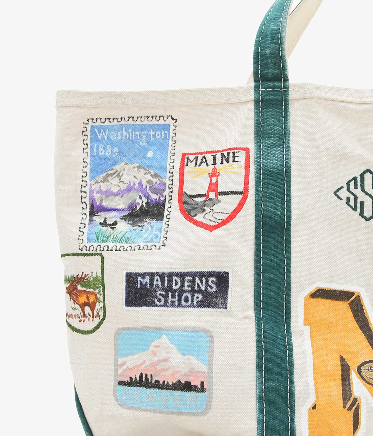 TAKURO NAKAMURA ''HANDPAINTED BEANTOTE 15'' (GREEN)
