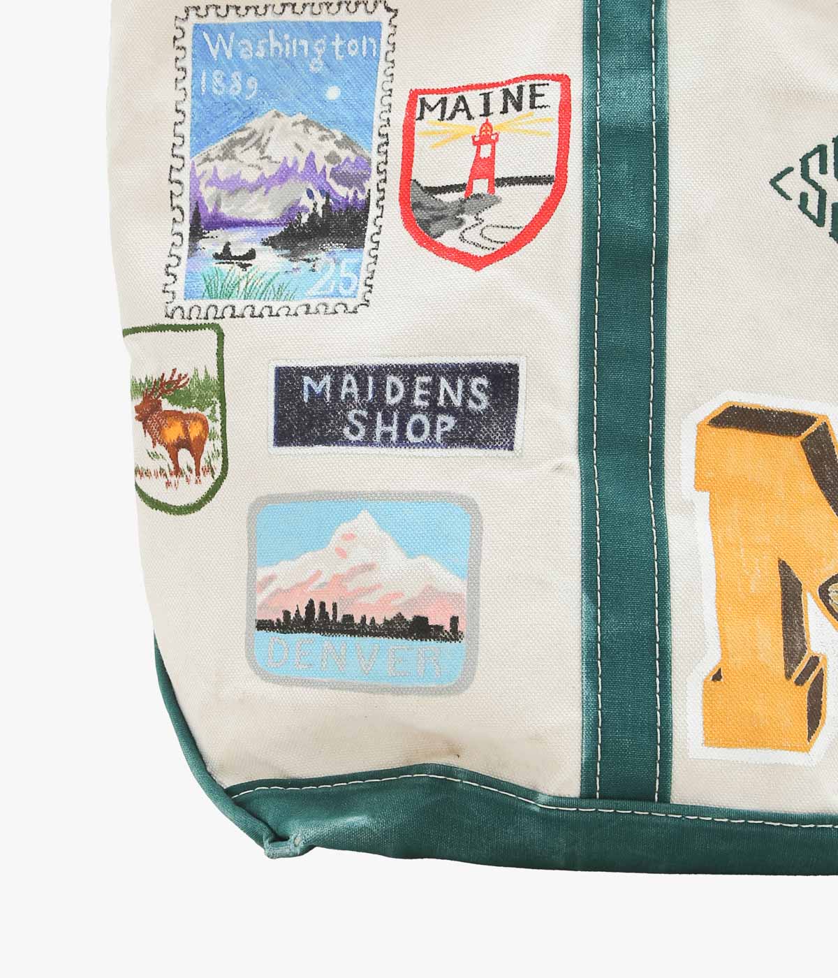 TAKURO NAKAMURA ''HANDPAINTED BEANTOTE 15'' (GREEN)