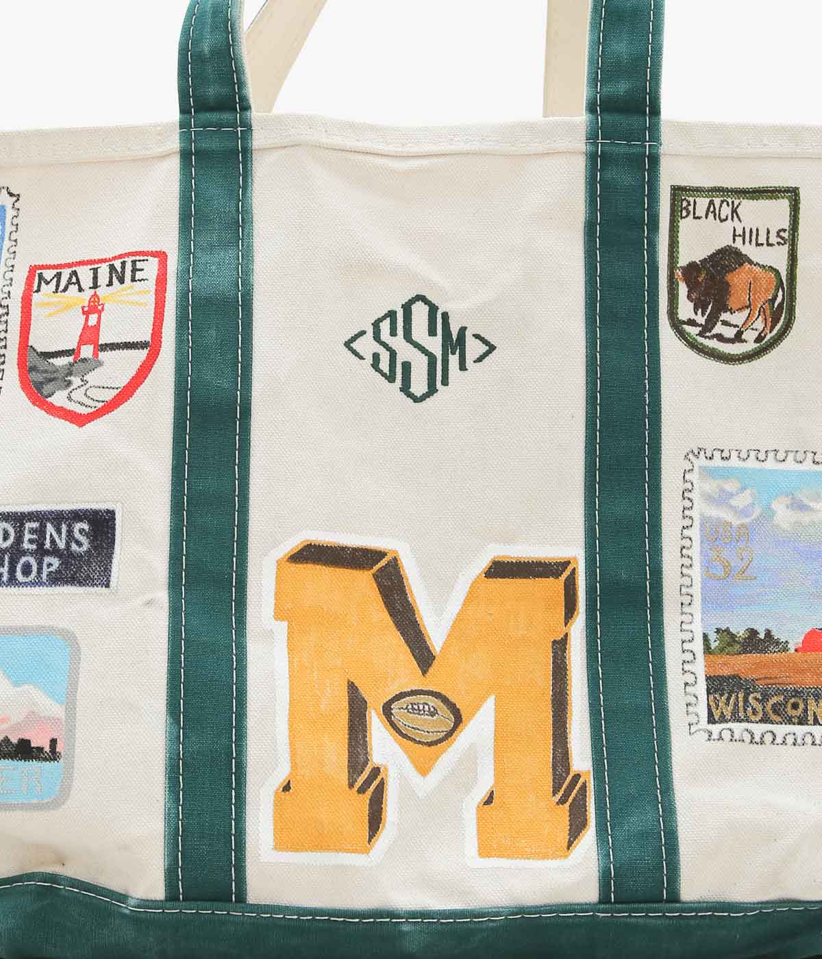 TAKURO NAKAMURA ''HANDPAINTED BEANTOTE 15'' (GREEN)