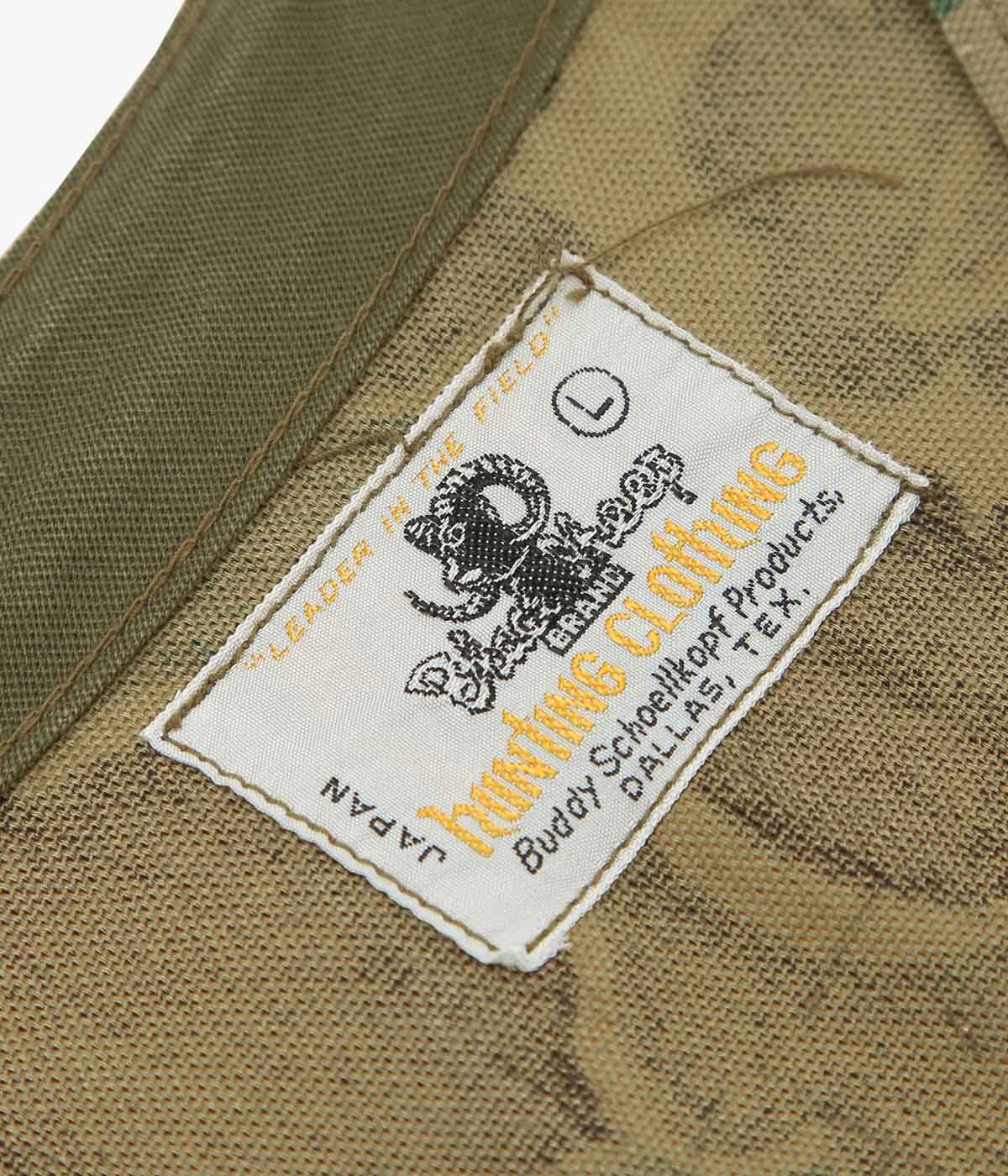TAKURO NAKAMURA ''HANDPAINTED HUNTING VEST 11 CAMO'' (ASSO)