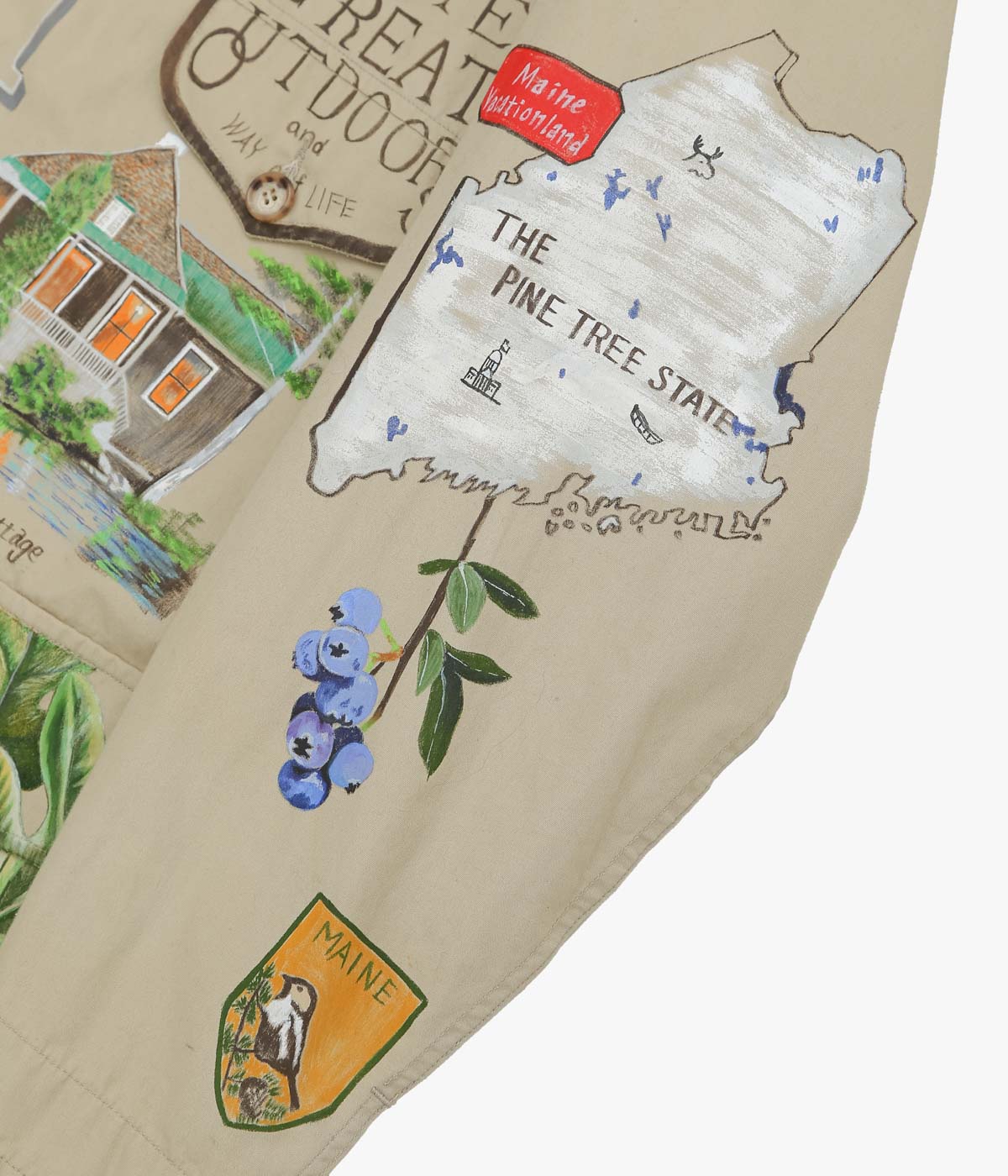 TAKURO NAKAMURA ''HANDPAINTED JACKET ② 60'S ORVIS'' (ASSO)