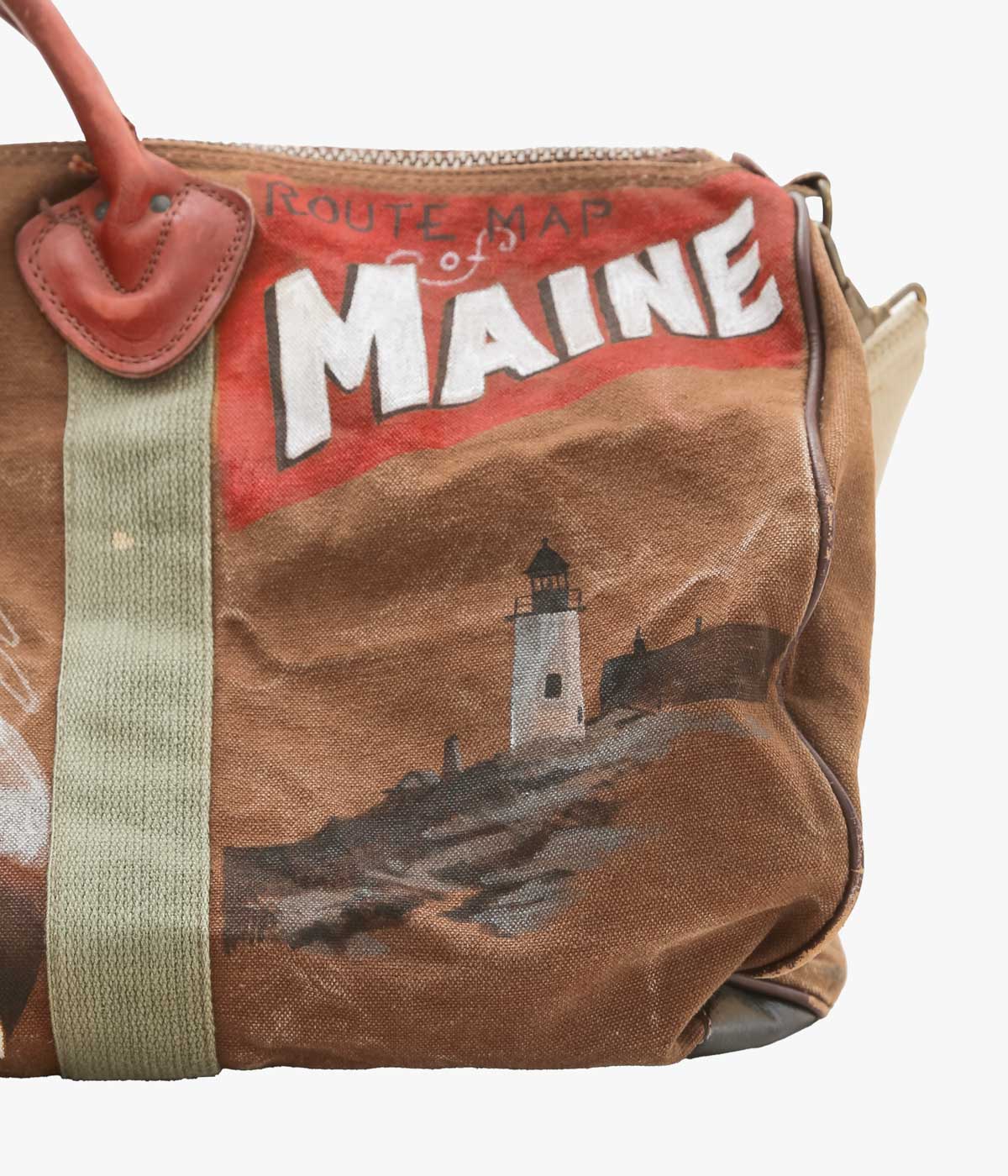 TAKURO NAKAMURA ''HANDPAINTED LL BEAN BOSTON16'' (BROWN)