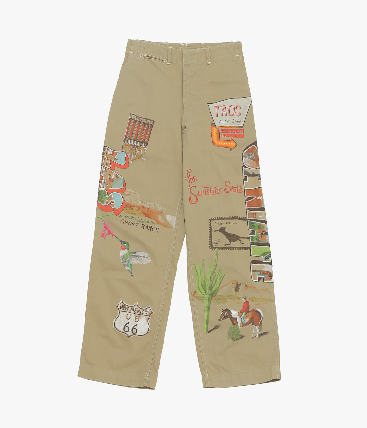 TAKURO NAKAMURA ''HANDPAINTED PANTS ⑨ 40'S USMC'' (ASSO)