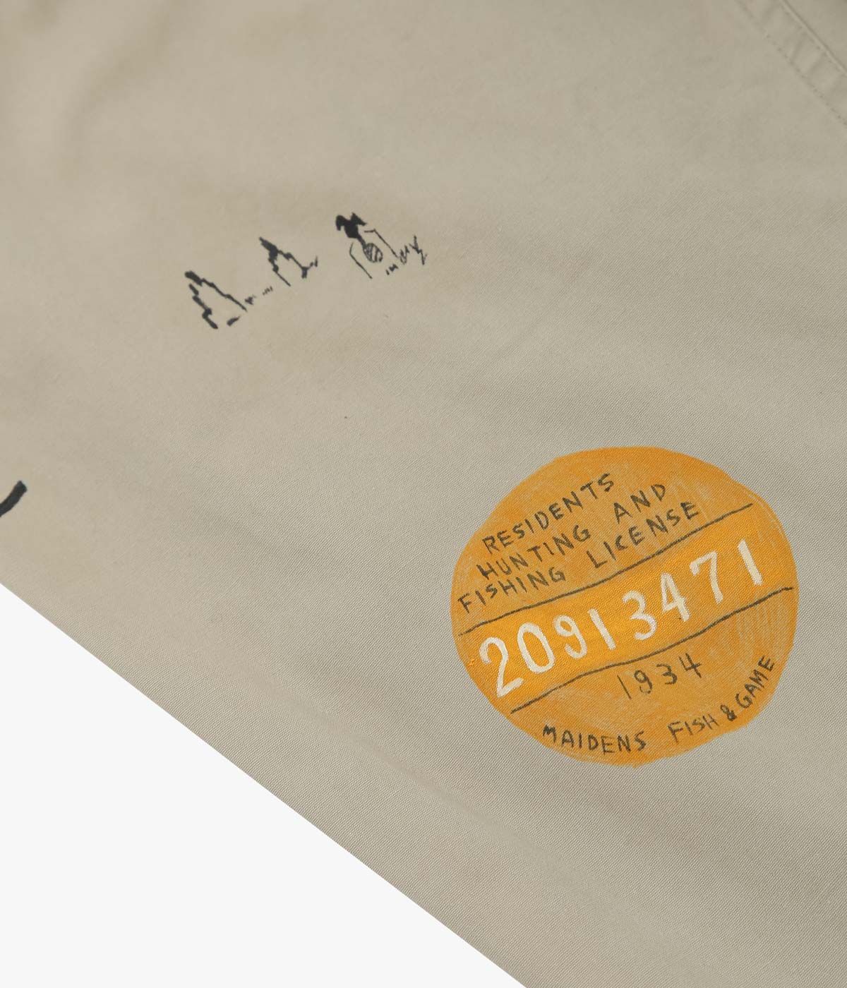 TAKURO NAKAMURA ''HANDPAINTED SHIRT ③ 60'S ABERCROMBIE & FITCH'' (ASSO)