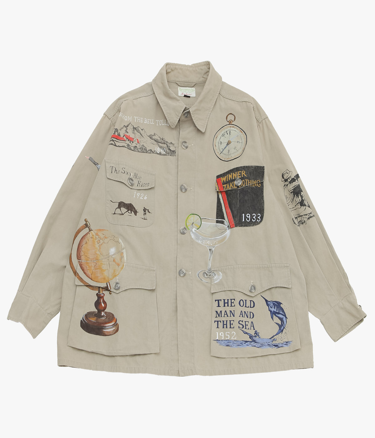 TAKURO NAKAMURA ''HANDPAINTED SHIRT ③ 60'S ABERCROMBIE & FITCH'' (ASSO)