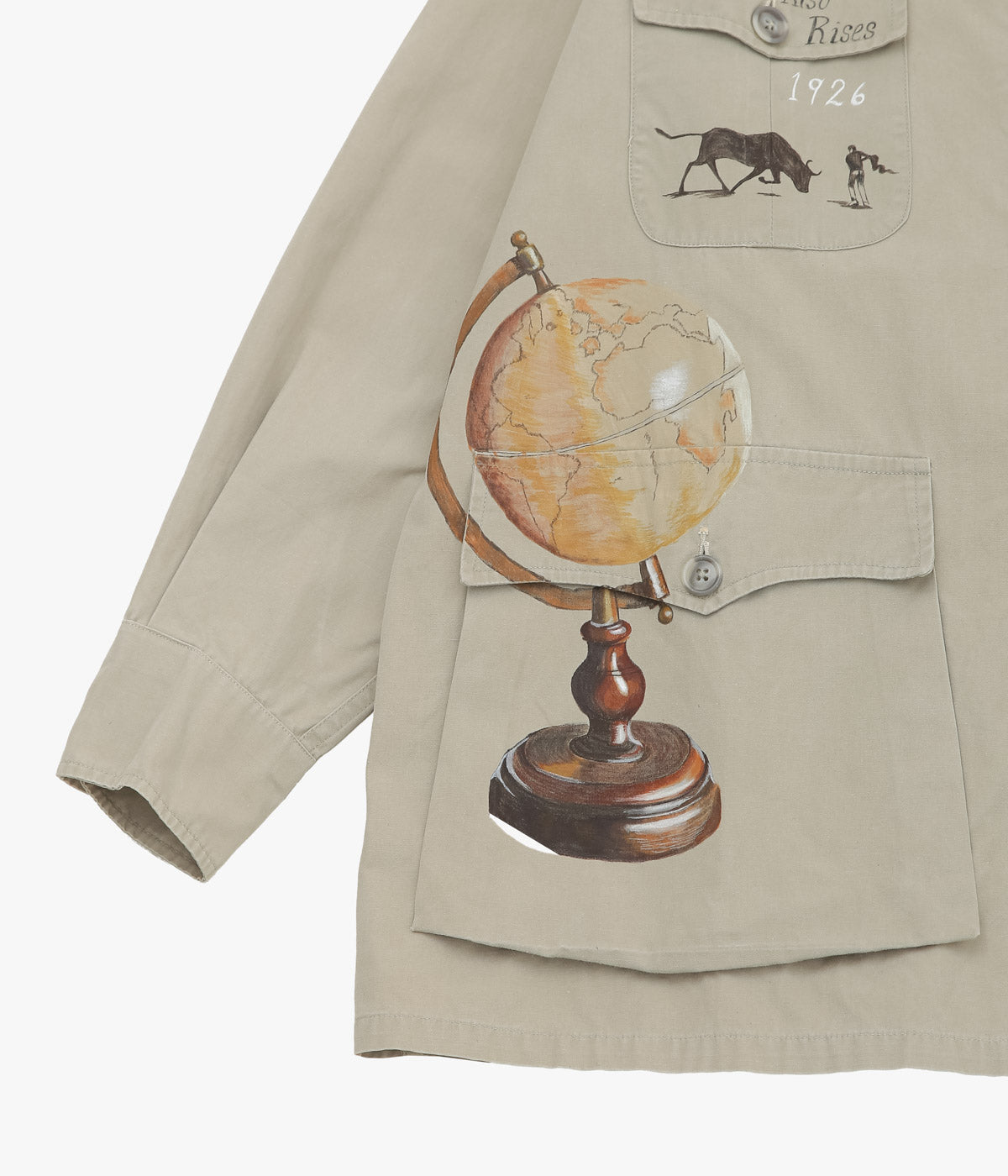 TAKURO NAKAMURA ''HANDPAINTED SHIRT ③ 60'S ABERCROMBIE & FITCH'' (ASSO)