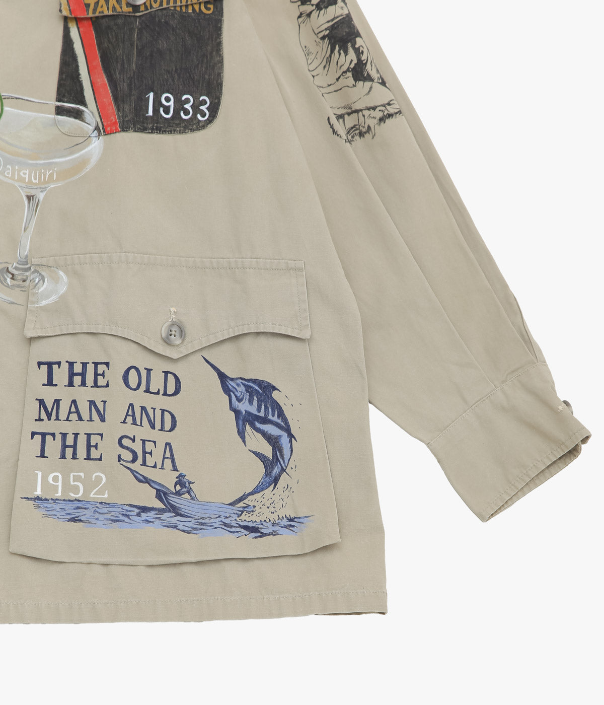 TAKURO NAKAMURA ''HANDPAINTED SHIRT ③ 60'S ABERCROMBIE & FITCH'' (ASSO)