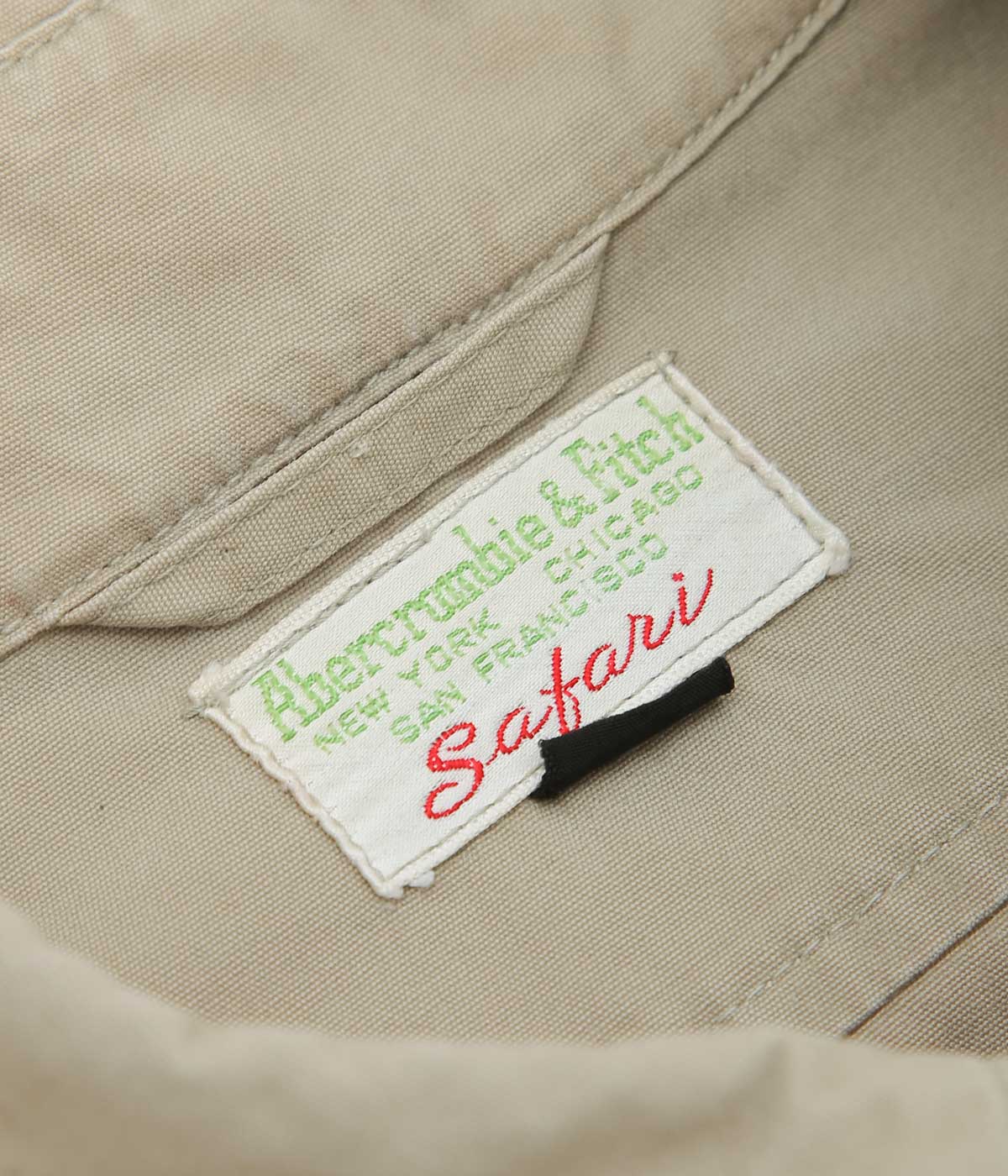 TAKURO NAKAMURA ''HANDPAINTED SHIRT ③ 60'S ABERCROMBIE & FITCH'' (ASSO)