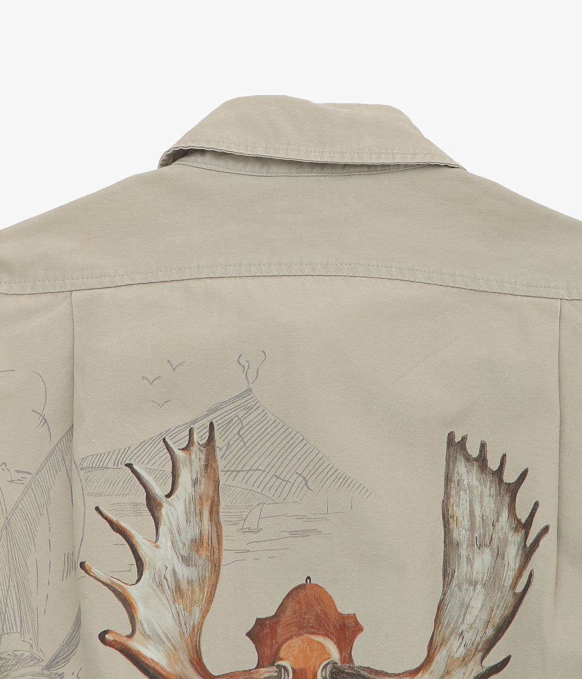 TAKURO NAKAMURA ''HANDPAINTED SHIRT ③ 60'S ABERCROMBIE & FITCH'' (ASSO)