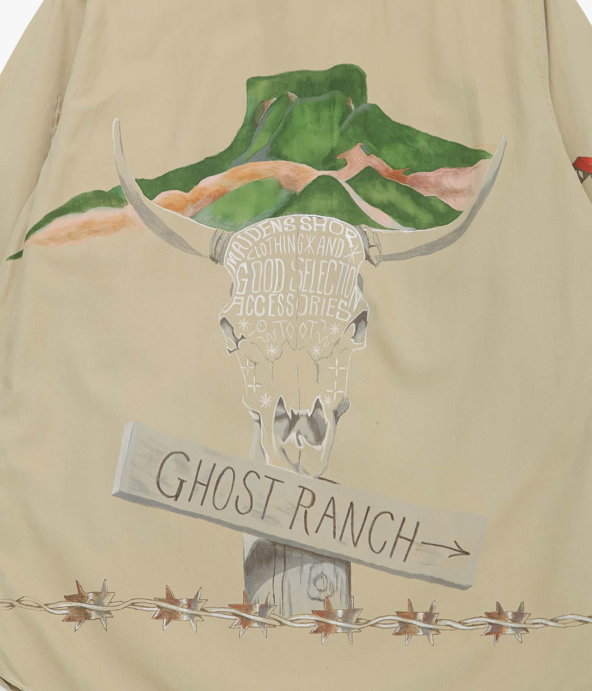 TAKURO NAKAMURA ''HANDPAINTED SHIRT ④ 40'S MILITARY'' (ASSO)