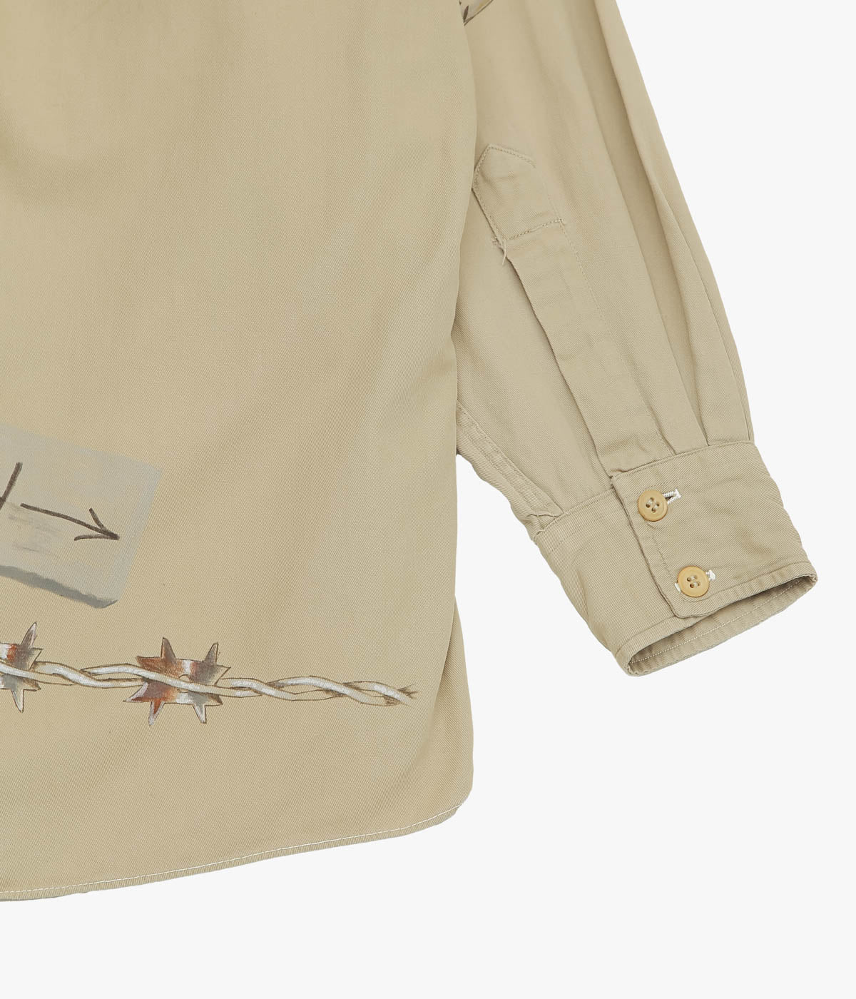 TAKURO NAKAMURA ''HANDPAINTED SHIRT ④ 40'S MILITARY'' (ASSO)
