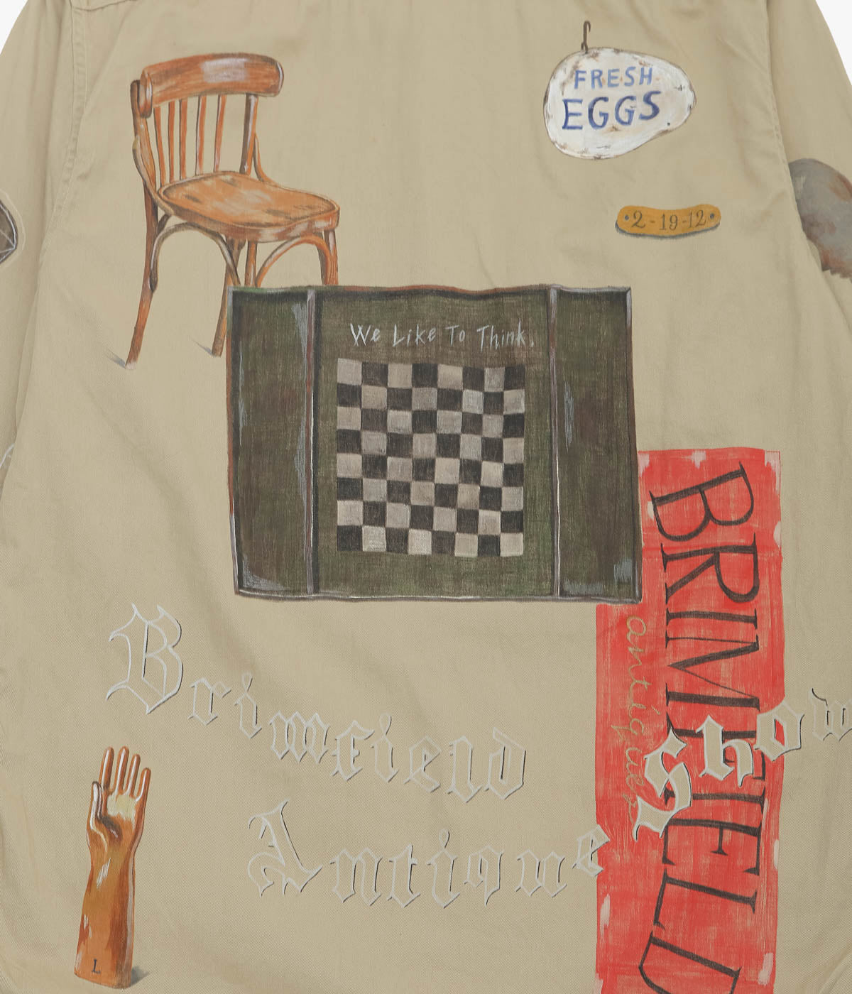 TAKURO NAKAMURA ''HANDPAINTED SHIRT ⑤ 50'S BIG MAC'' (ASSO)