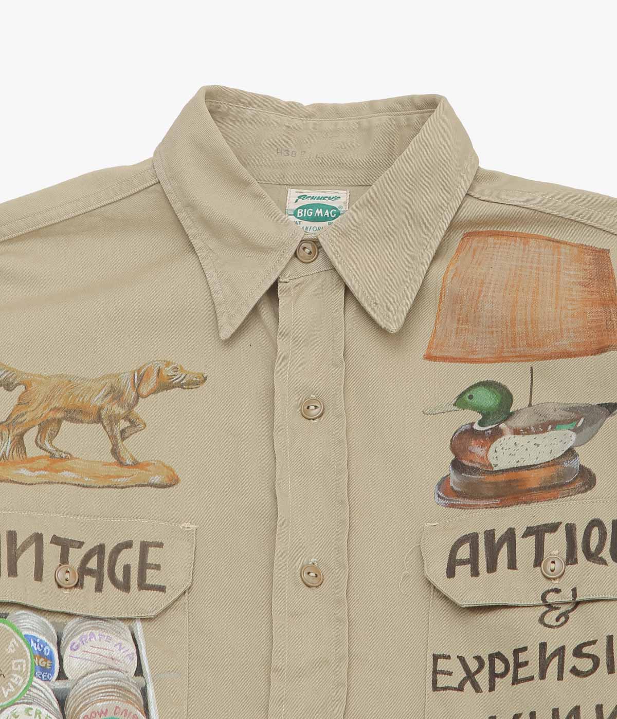 TAKURO NAKAMURA ''HANDPAINTED SHIRT ⑤ 50'S BIG MAC'' (ASSO)
