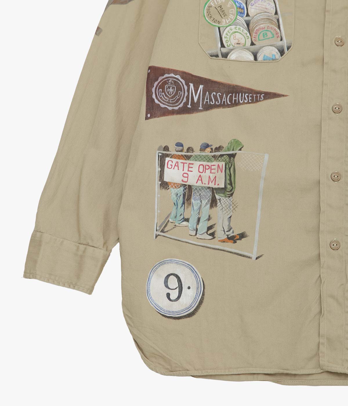 TAKURO NAKAMURA ''HANDPAINTED SHIRT ⑤ 50'S BIG MAC'' (ASSO)