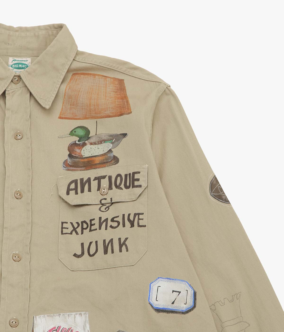 TAKURO NAKAMURA ''HANDPAINTED SHIRT ⑤ 50'S BIG MAC'' (ASSO)