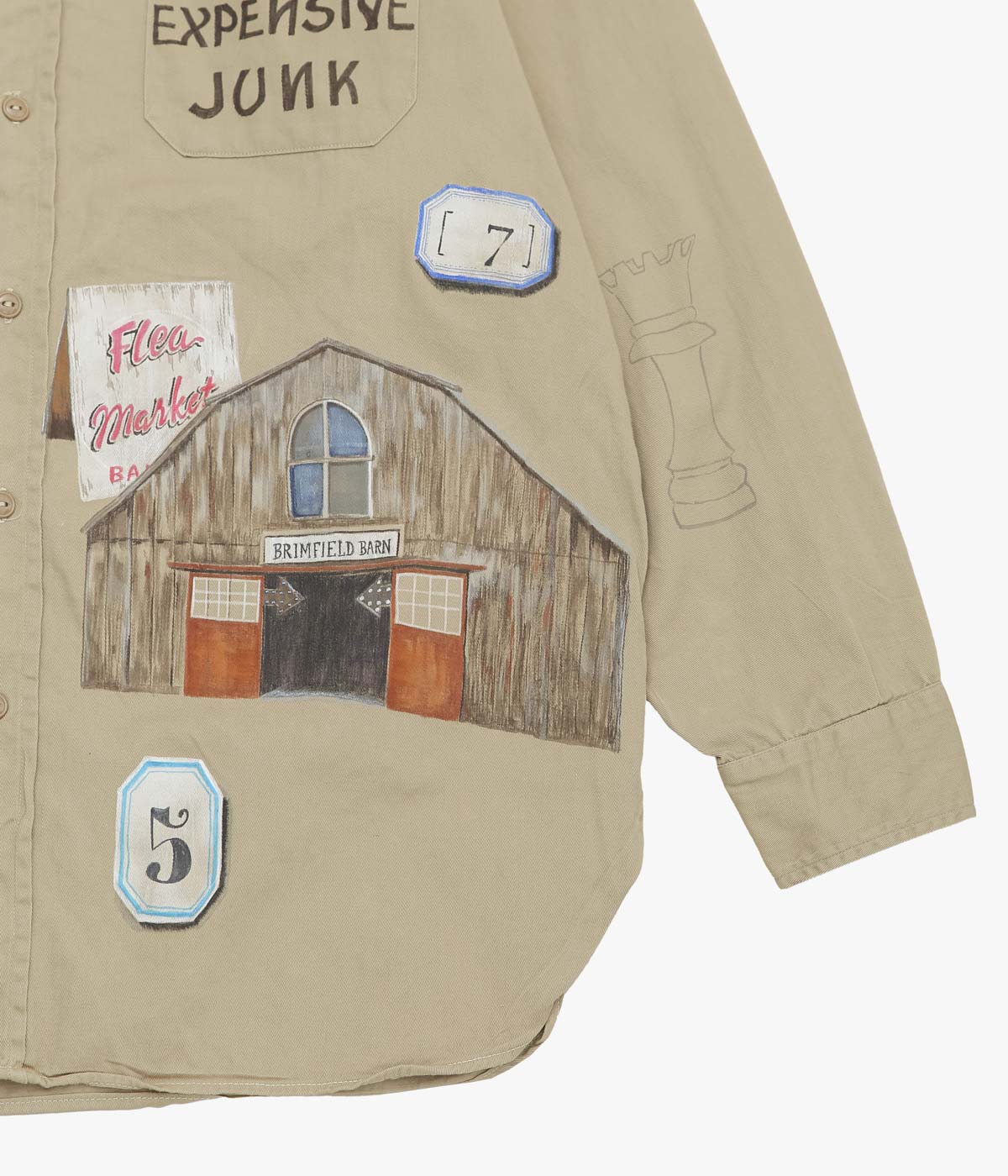 TAKURO NAKAMURA ''HANDPAINTED SHIRT ⑤ 50'S BIG MAC'' (ASSO)