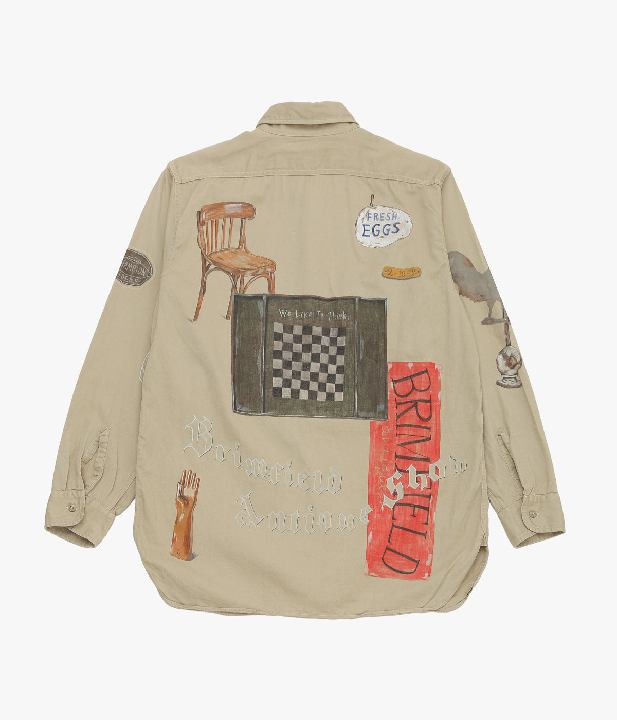 TAKURO NAKAMURA ''HANDPAINTED SHIRT ⑤ 50'S BIG MAC'' (ASSO)