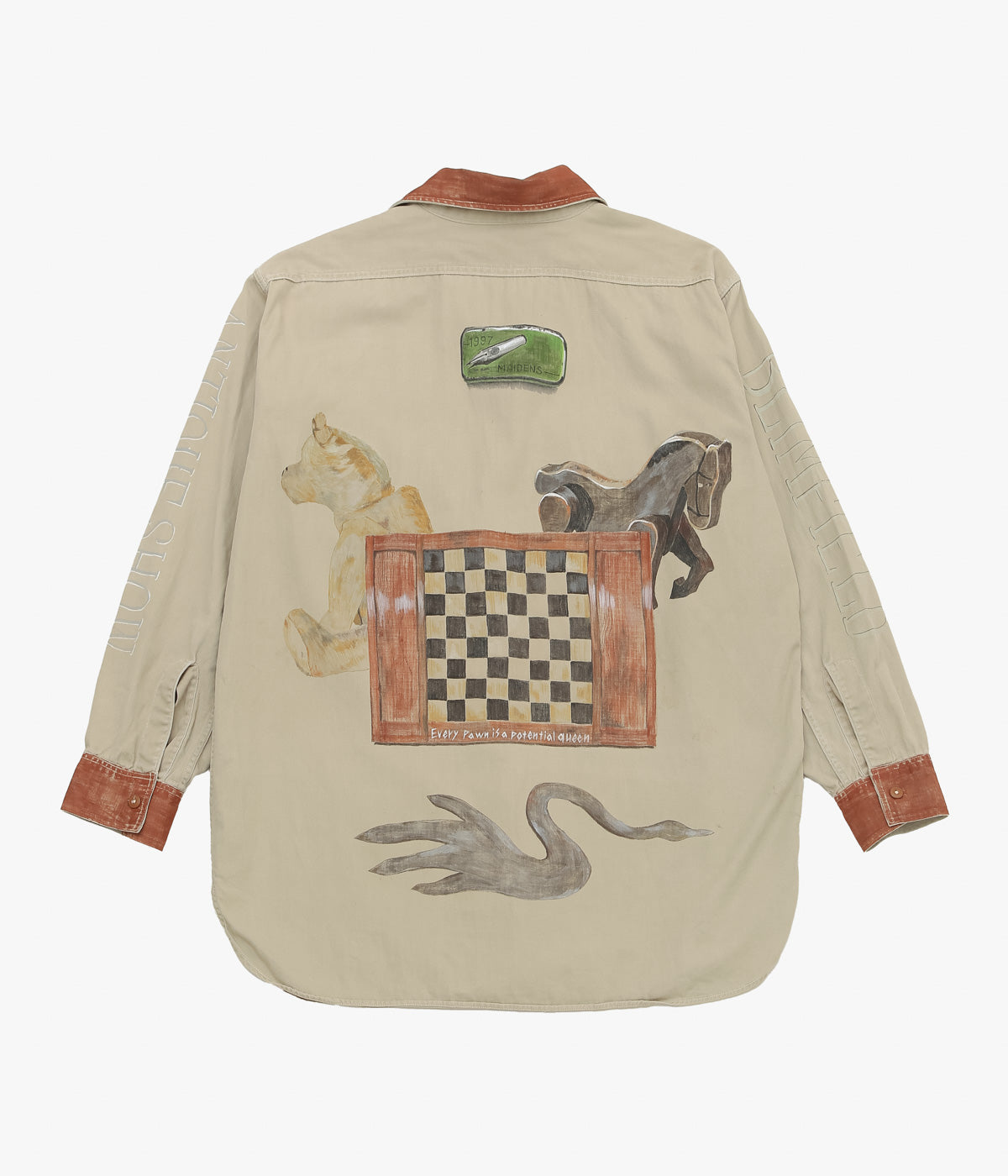 TAKURO NAKAMURA ''HANDPAINTED SHIRT ⑥ 50'S 2TONE'' (ASSO)