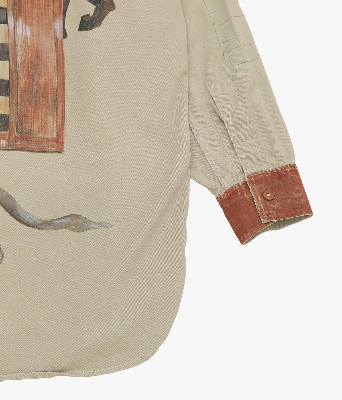 TAKURO NAKAMURA ''HANDPAINTED SHIRT ⑥ 50'S 2TONE'' (ASSO)
