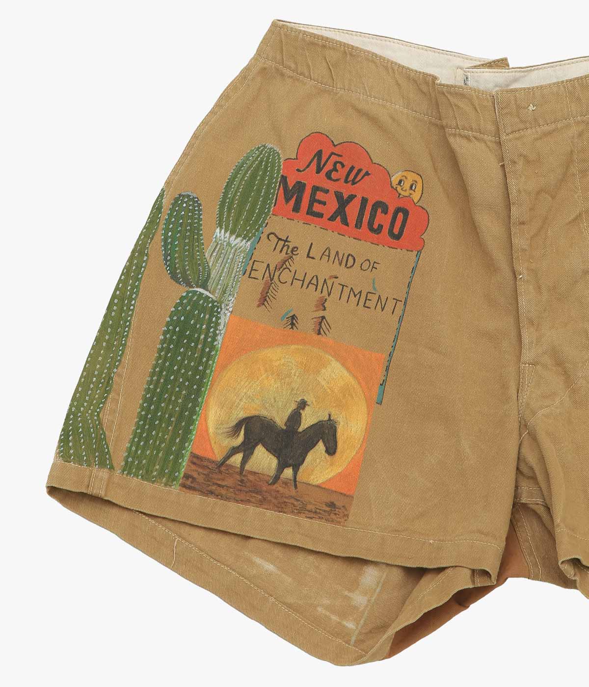 TAKURO NAKAMURA ''HANDPAINTED SHORTS 20'S SPALDING 17'' (BEIGE)