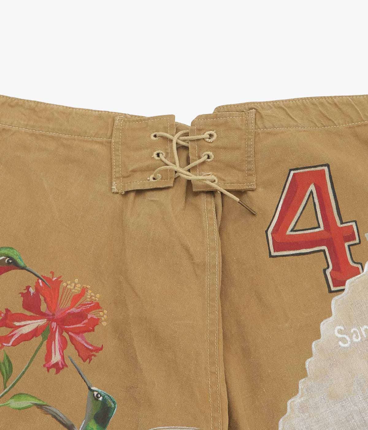 TAKURO NAKAMURA ''HANDPAINTED SHORTS 20'S SPALDING 17'' (BEIGE)