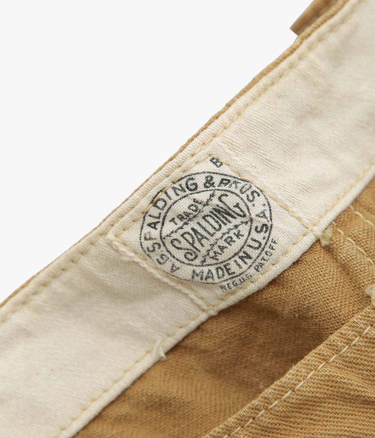 TAKURO NAKAMURA ''HANDPAINTED SHORTS 20'S SPALDING 17'' (BEIGE)