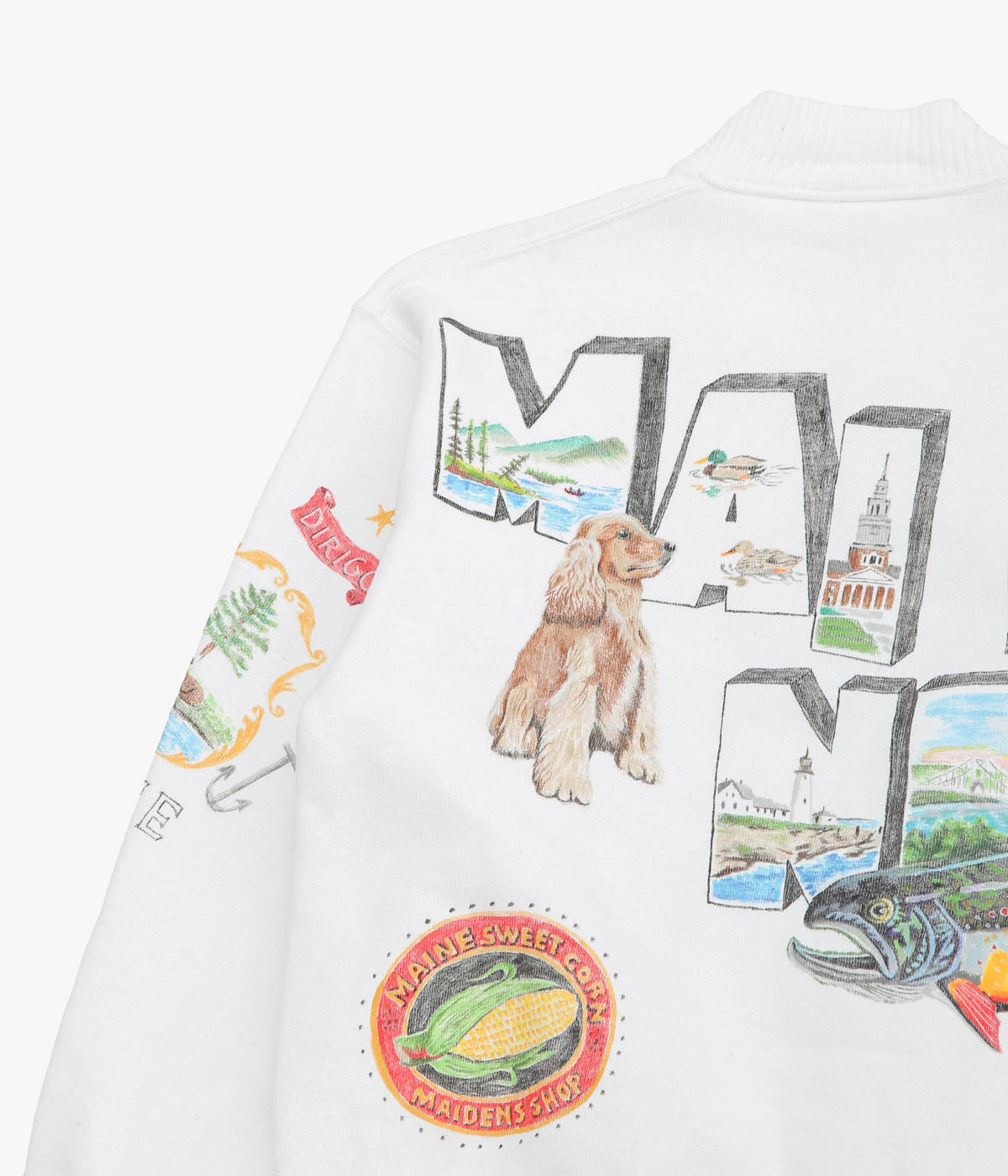 TAKURO NAKAMURA ''HANDPAINTED ZIP SWEATSHIRT 12 MAC PHEGUS'' (ASSO)