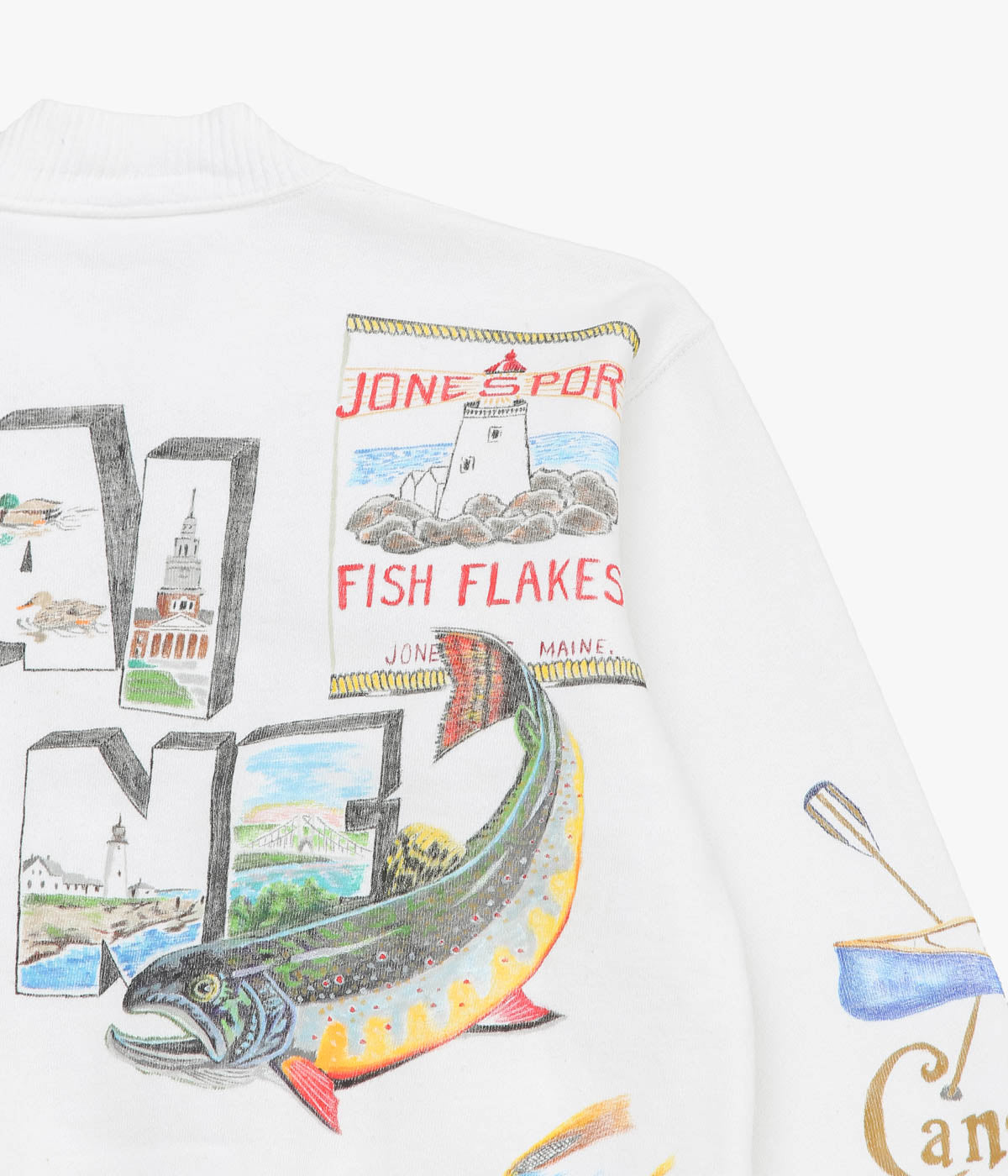TAKURO NAKAMURA ''HANDPAINTED ZIP SWEATSHIRT 12 MAC PHEGUS'' (ASSO)