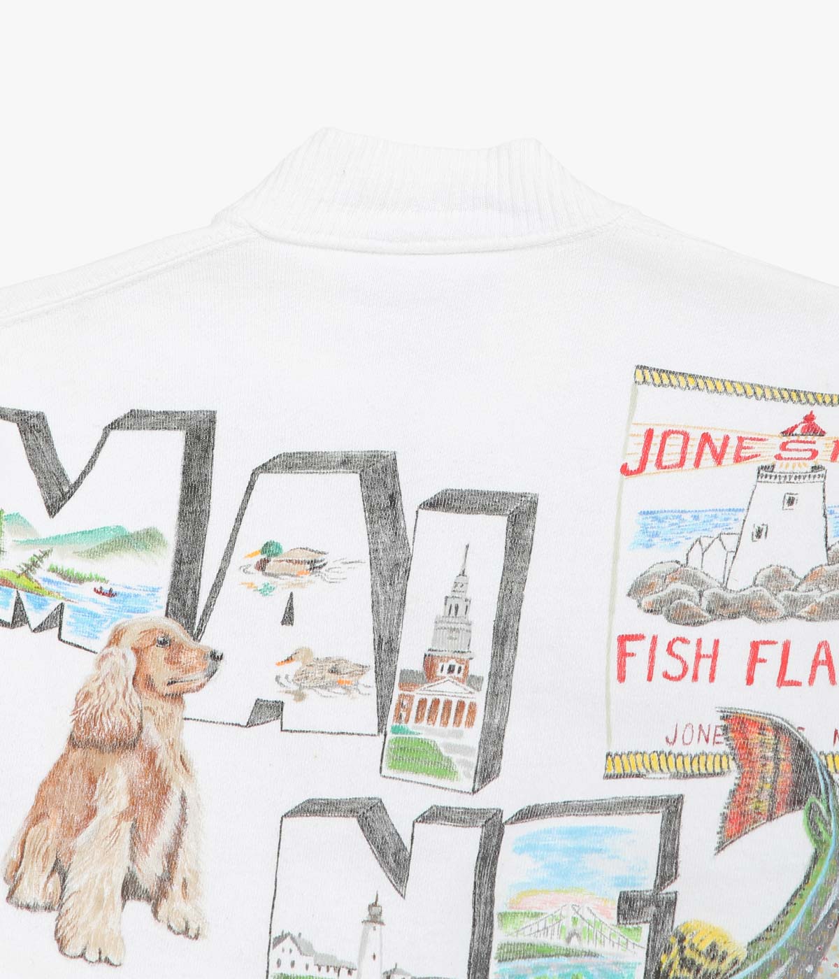 TAKURO NAKAMURA ''HANDPAINTED ZIP SWEATSHIRT 12 MAC PHEGUS'' (ASSO)