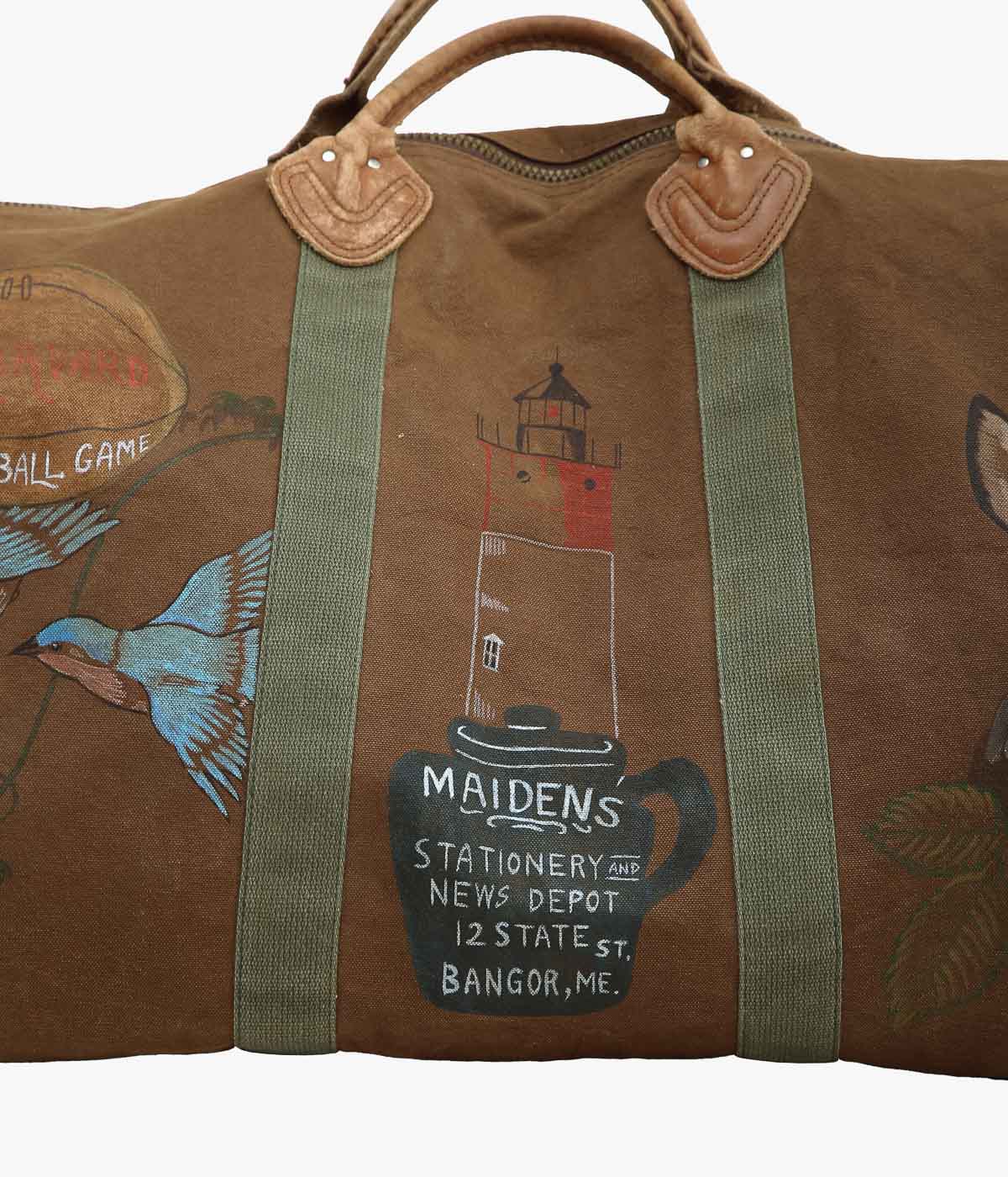TAKURO NAKAMURA×MAIDENS SHOP ''MA & ME BOSTON BAG'' (BROWN)