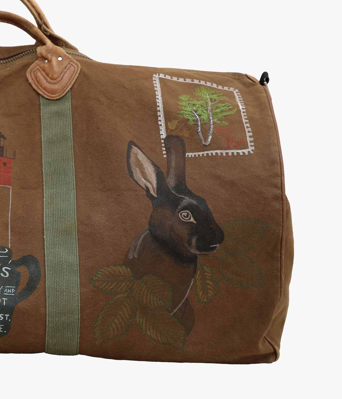 TAKURO NAKAMURA×MAIDENS SHOP ''MA & ME BOSTON BAG'' (BROWN)