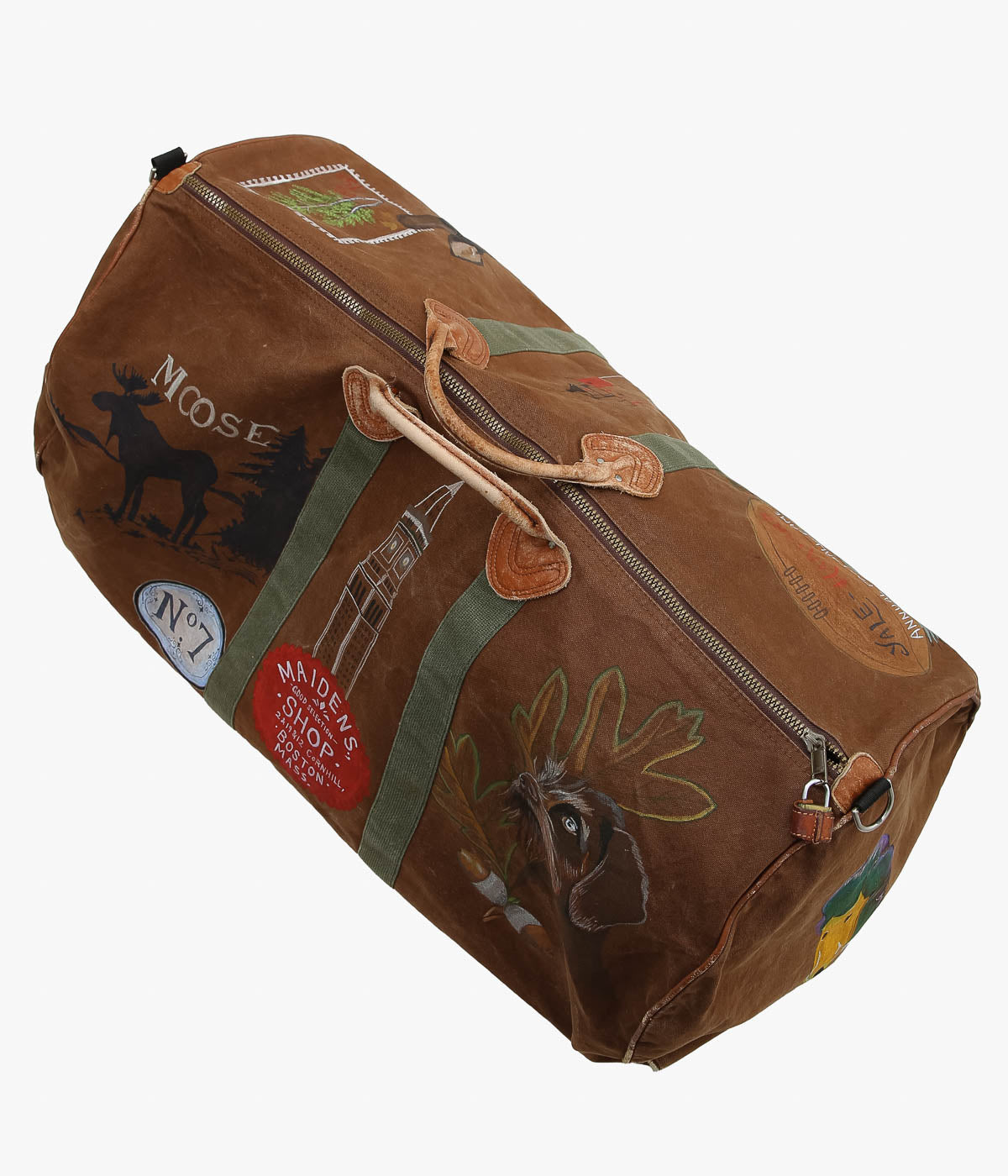 TAKURO NAKAMURA×MAIDENS SHOP ''MA & ME BOSTON BAG'' (BROWN)