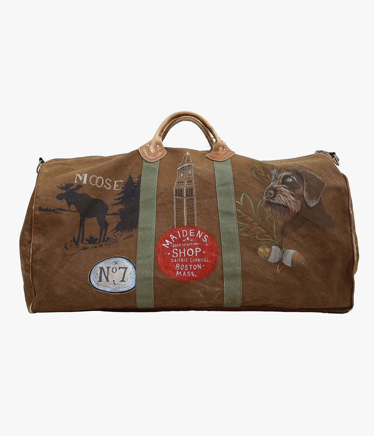 TAKURO NAKAMURA×MAIDENS SHOP ''MA & ME BOSTON BAG'' (BROWN)