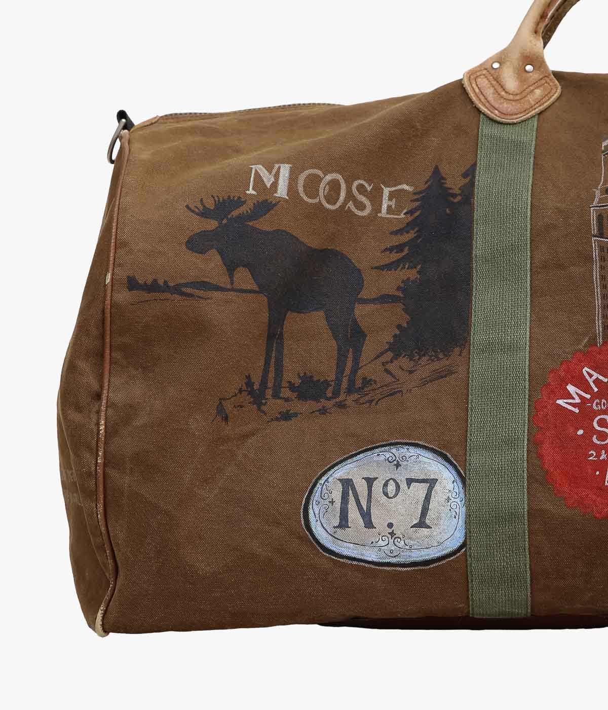 TAKURO NAKAMURA×MAIDENS SHOP ''MA & ME BOSTON BAG'' (BROWN)