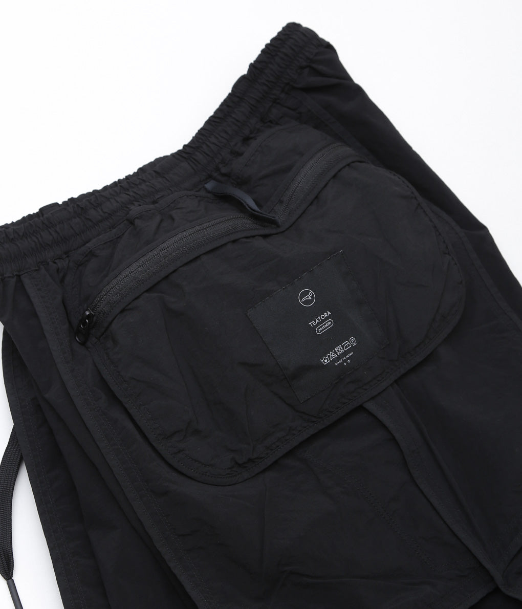 TEATORA ''WALLET PANTS RESORT P''(BLACK)