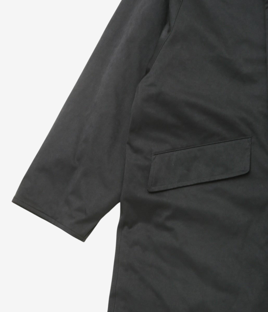 TEN C x COMOLI ''HOODED COAT'' (BLACK)
