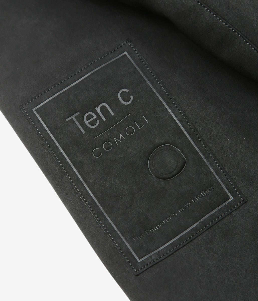 TEN C x COMOLI ''HOODED COAT'' (BLACK)