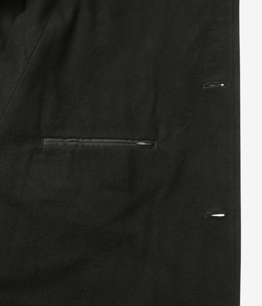 TEN C x COMOLI ''HOODED COAT'' (BLACK)