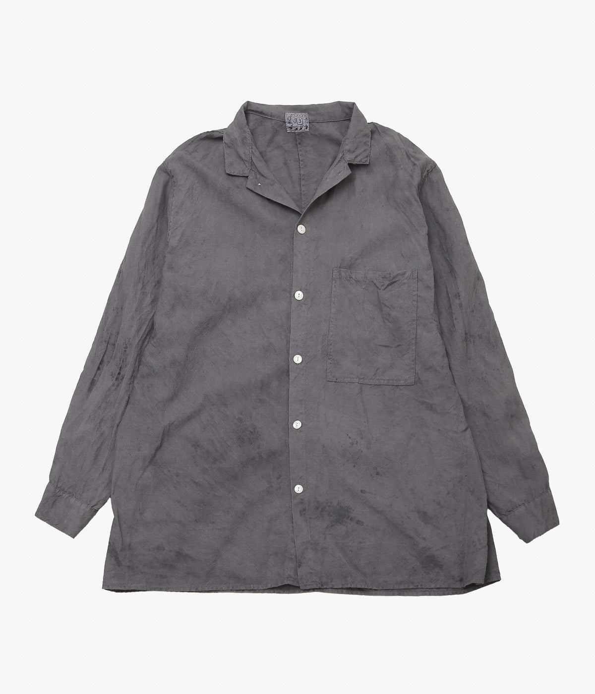 TENDER CO. ''PLASTRON SHIRT'' (CHESTNUT DYED)