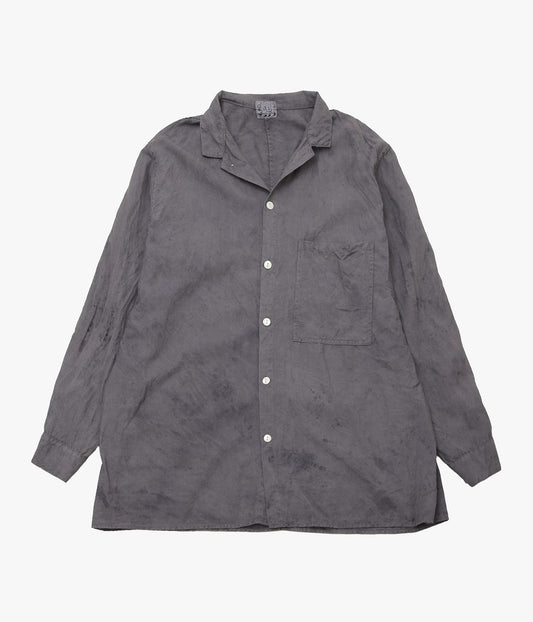 TENDER CO. ''PLASTRON SHIRT'' (CHESTNUT DYED)