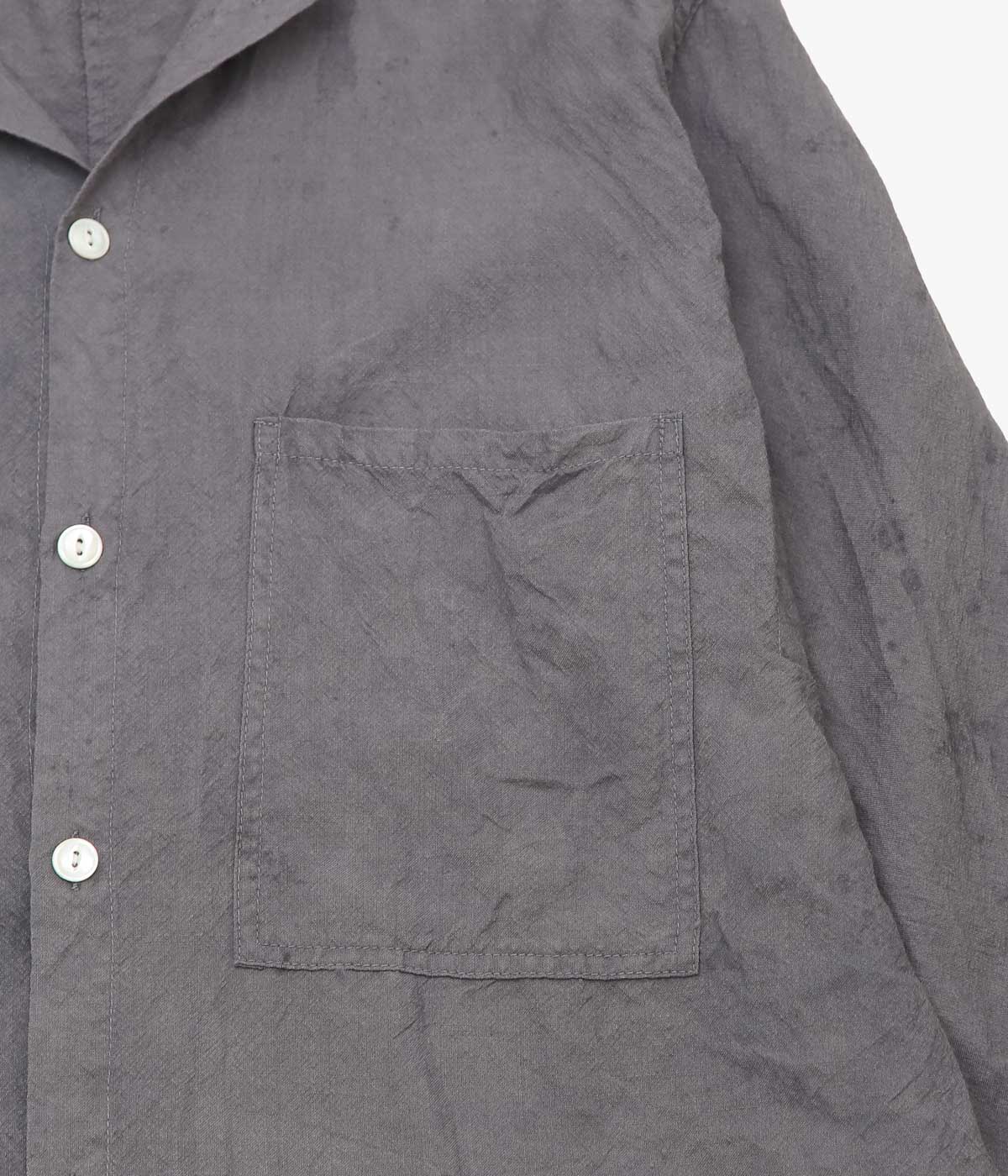 TENDER CO. ''PLASTRON SHIRT'' (CHESTNUT DYED)