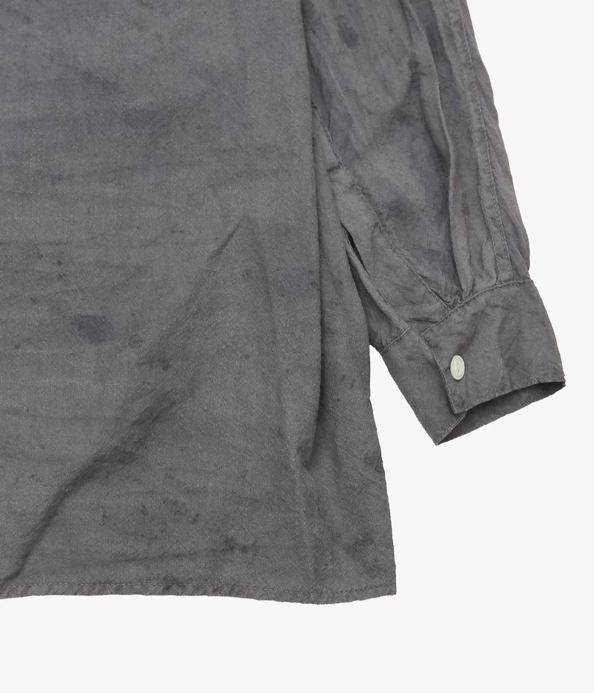 TENDER CO. ''PLASTRON SHIRT'' (CHESTNUT DYED)