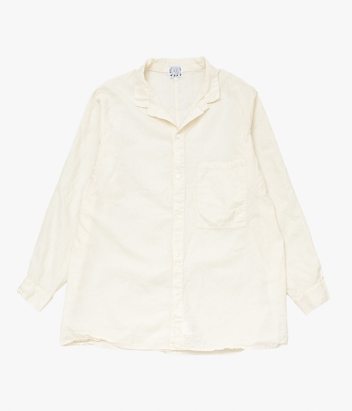 TENDER CO. ''PLASTRON SHIRT'' (RINSED)