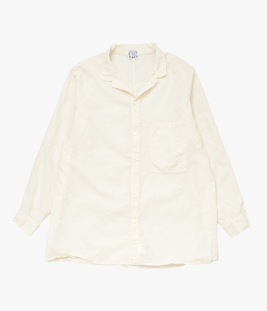 TENDER CO. ''PLASTRON SHIRT'' (RINSED)